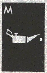 Volvo B10M Mk I Engine oil pressure warning light