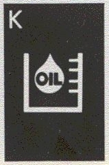 Volvo B10M Mk I Engine oil reserve tank level check lamp