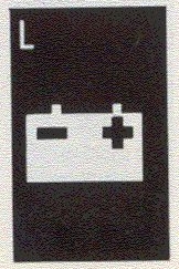 Volvo B10M Mk I Battery charging warning light