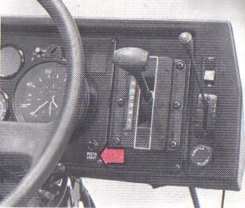 Volvo B10M Mk I Instrument panel light switch
