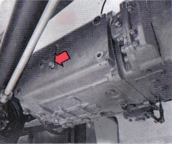 Volvo B10M Mk I ZF S6-80 manual transmission level plug
