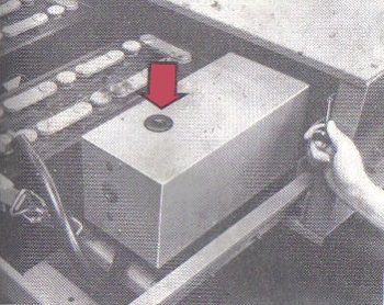 Volvo B10M Mk I Manual reset of main circuit breaker electromagnet switch