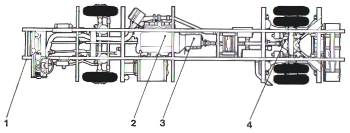 Volvo B10M Mk I Data plate locations